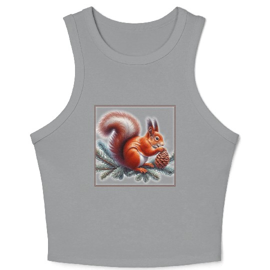 Most Cute And Fluffy Animals Crop Tank Top