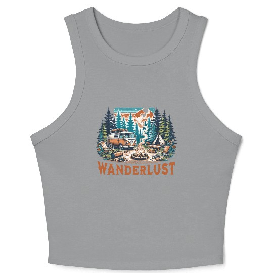 'Wanderlust' Nature Adventure GD Crop Tank Top