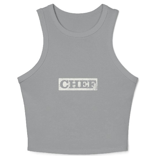 Chef Vintage Crop Tank Top