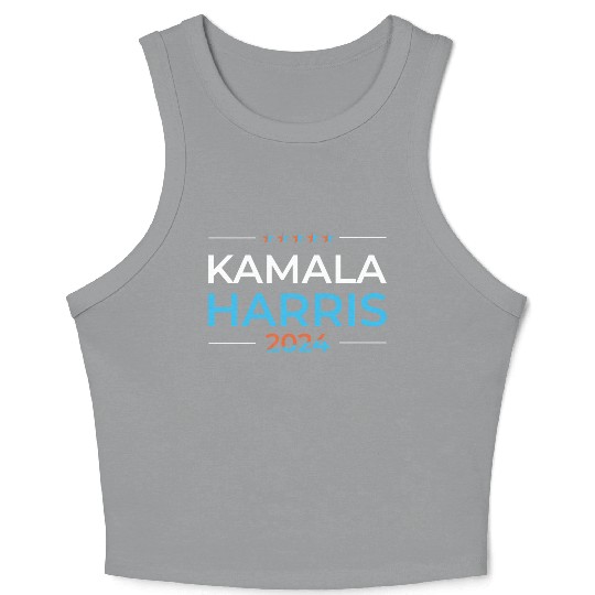 Kamala Harris for President 2024 Crop Tank Top