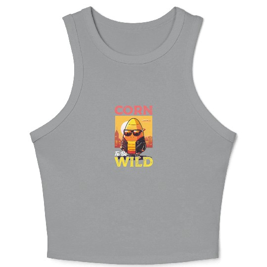Candy Corn Corn To Be Wild Crop Tank Top