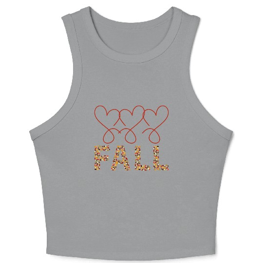 Fall Vibes Designs Crop Tank Top