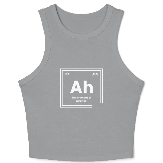 The Element of Surprise - Clever Chemistry Design Crop Tank Top