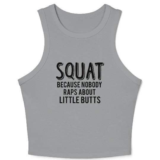 Muscle Hustle Crop Tank Top