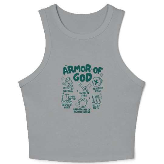 Armor of God Crop Tank Top