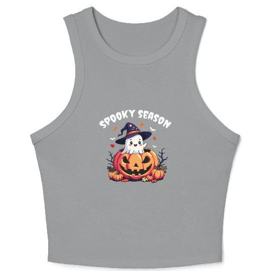 Spooky Season Crop Tank Top