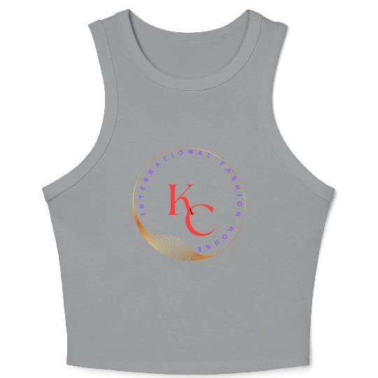 Classic Crop Tank Top, Women, Men,Short Sleeve ,KC