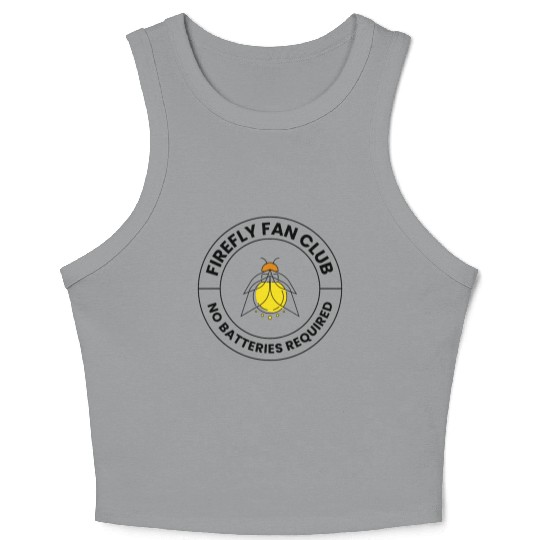Fireflies Firefly Lightning Bug Insect Collector Crop Tank Top