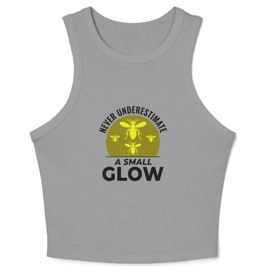 Fireflies Firefly Lightning Bug Insect Collector Crop Tank Top