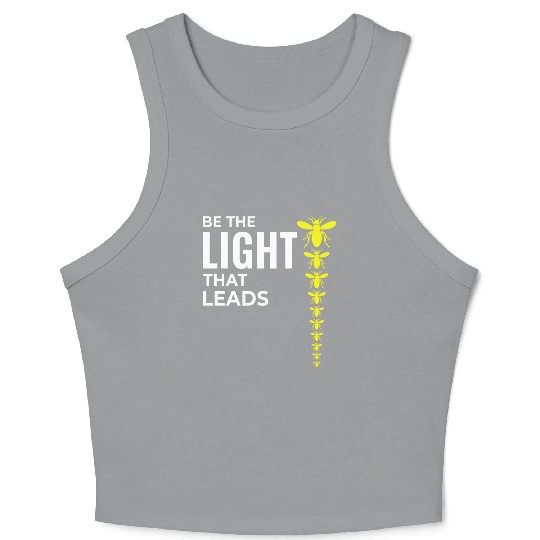 Fireflies Firefly Lightning Bug Insect Collector Crop Tank Top