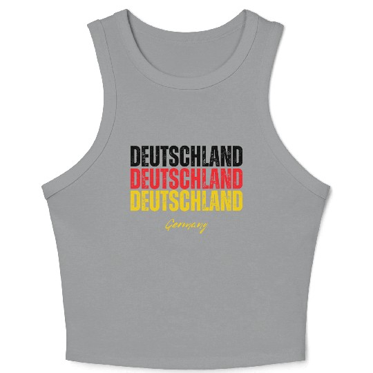 Germany flag, German pride Crop Tank Top