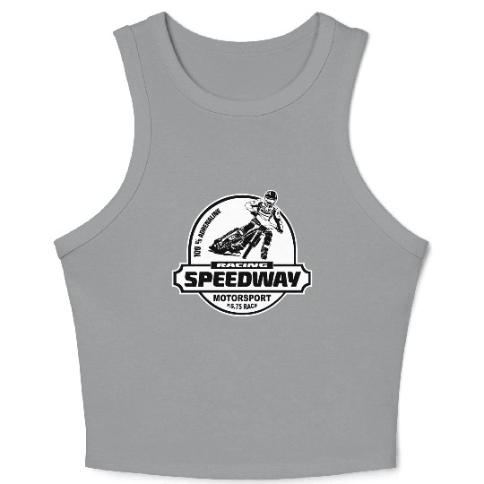 Motorcycle Speedway Racing Crop Tank Top