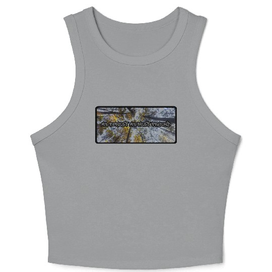 my forest my best friend Crop Tank Top