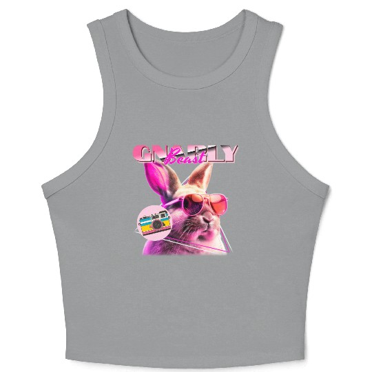 Hilarious "Gnarly Beast" – Cheers to Comedy Crop Tank Top
