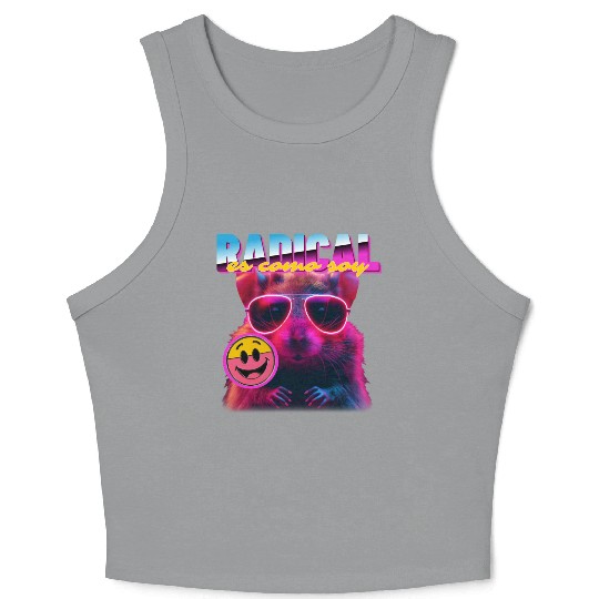 Hilarious "Radical es como soy" – Cheers to Comedy Crop Tank Top