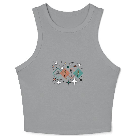 Triangle pin Postal Service Crop Tank Top