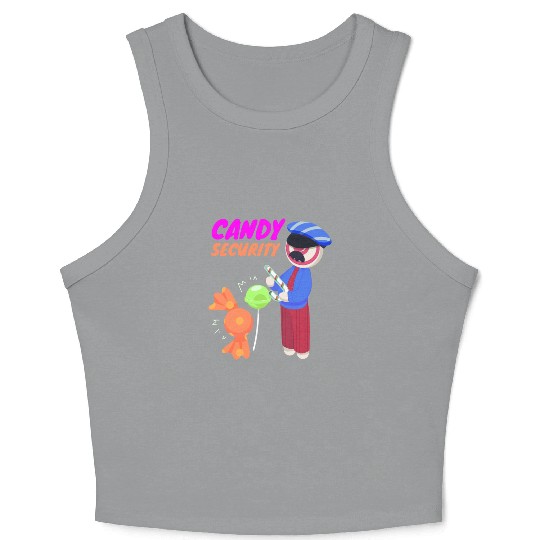 Candy Security Fruit Gum Candy Candy Crop Tank Top