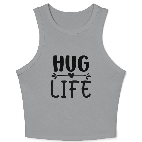 Hug life Heart Crop Tank Top