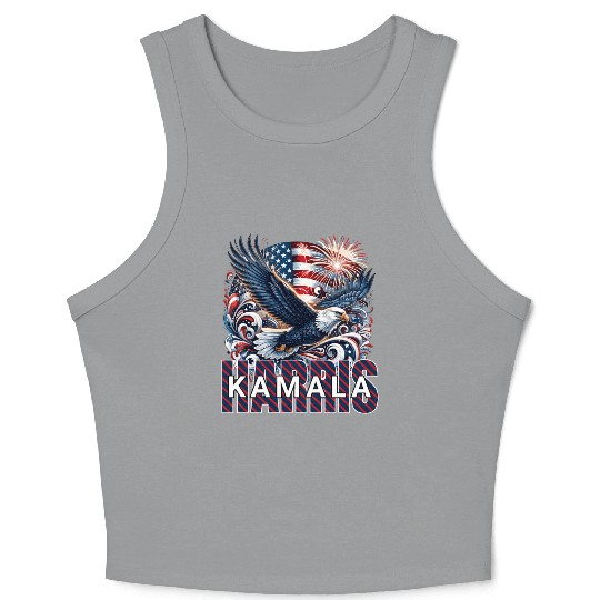 Kamala Harris 2024 Crop Tank Top