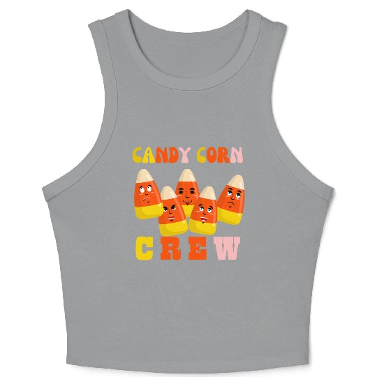 Candy Corn Crew Crop Tank Top