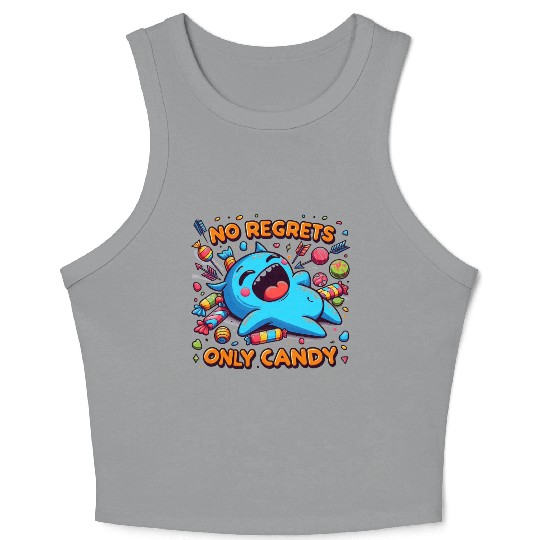 Disneyland No Regrets Only Candy Crop Tank Top