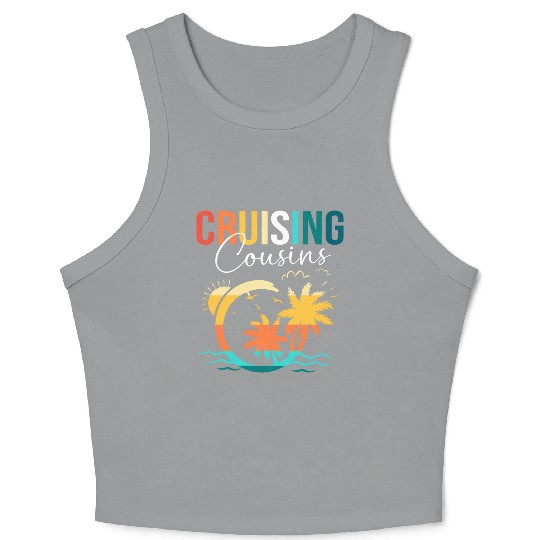 Family Cruise Mediterranean Cruising Cousins Crop Tank Top