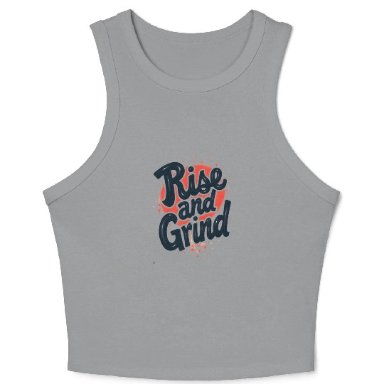 Rise and Grind Crop Tank Top
