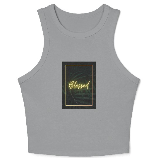 Blessed Crop Tank Top