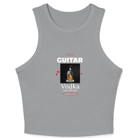 Guitar Vodka Crop Tank Top