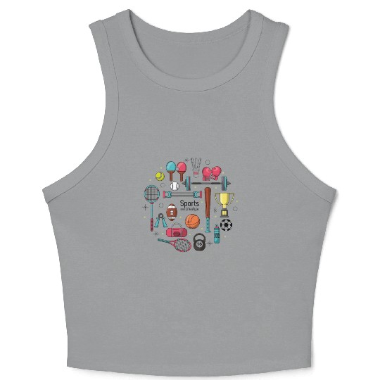 sports Crop Tank Top