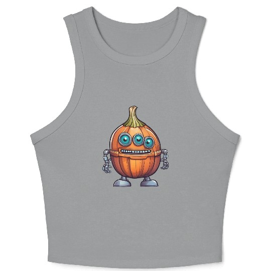 Robot Onion Crop Tank Top