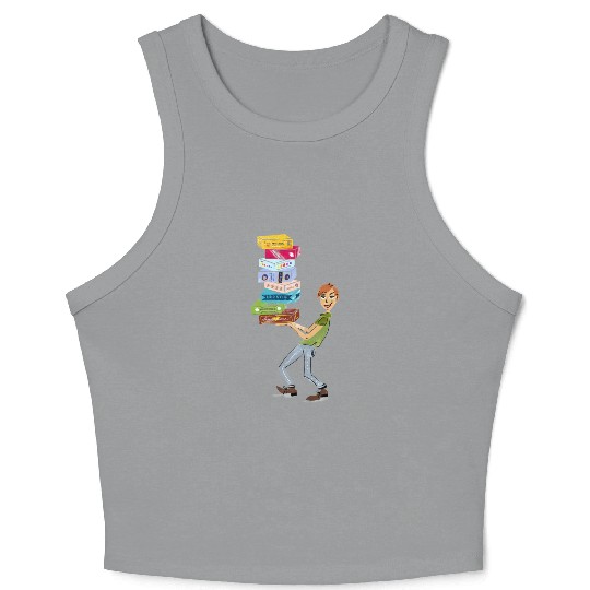 Board Game Fan Crop Tank Top