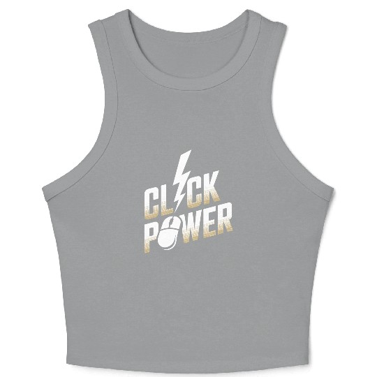 Click Power Cyber Monday Shopping Force Crop Tank Top