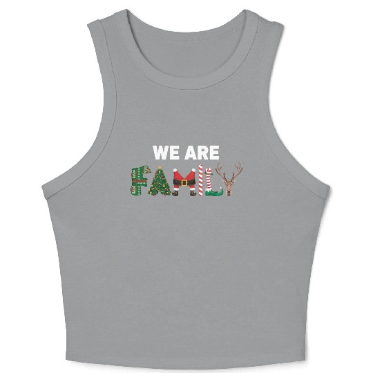 We Are Family Crop Tank Top