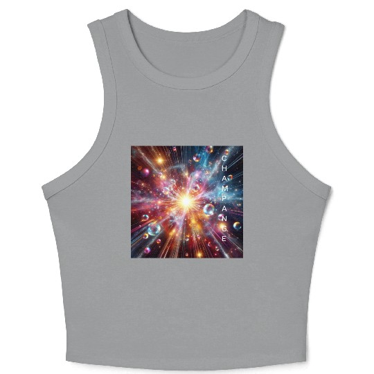 Champagne Supernova Crop Tank Top