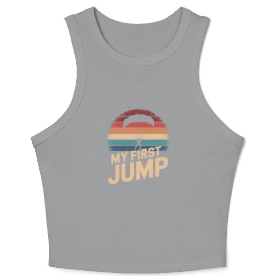 Skydiving Adventure: My First Jump Crop Tank Top