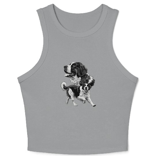 Saint Bernard Crop Tank Top