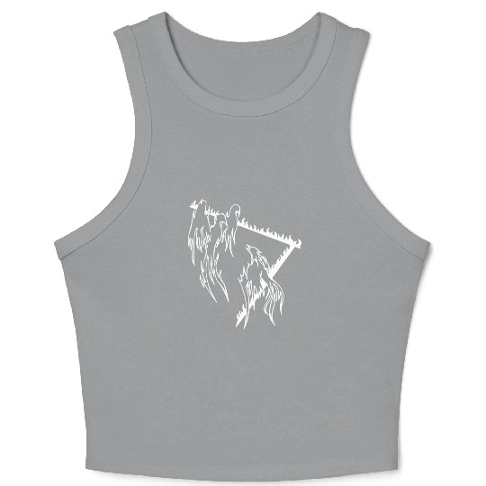 Phoenix bird Crop Tank Top