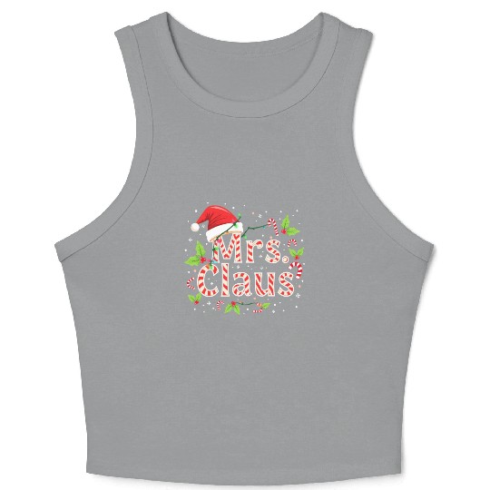 MRS CLAUS Crop Tank Top