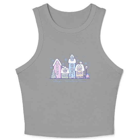 Magic winter time Crop Tank Top