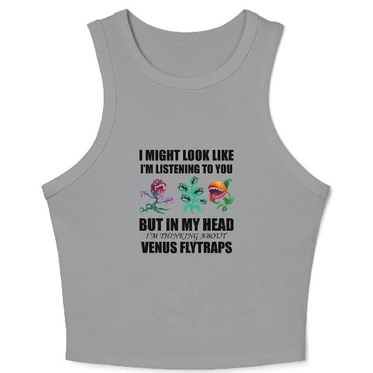 Venus flytrap lover's life! Crop Tank Top