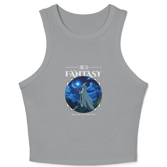 Magic Fantasy Wizard Crop Tank Top
