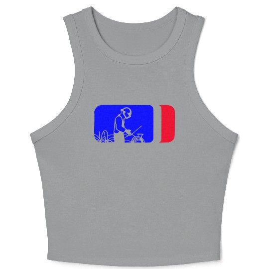 Major League Welder Sticker – Welding Logo Style D Crop Tank Top