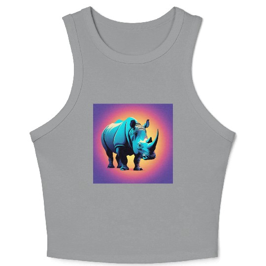 Rhinoceros - 03 Crop Tank Top