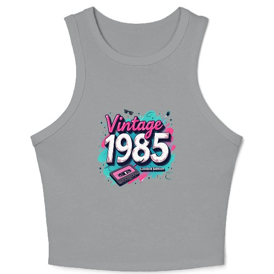 vintage 1985 limited edition Crop Tank Top