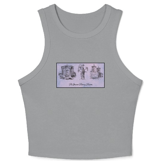 The greatest history teacher Crop Tank Top