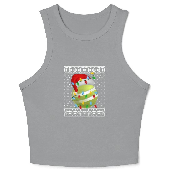 Croquet Ball Christmas Crop Tank Top