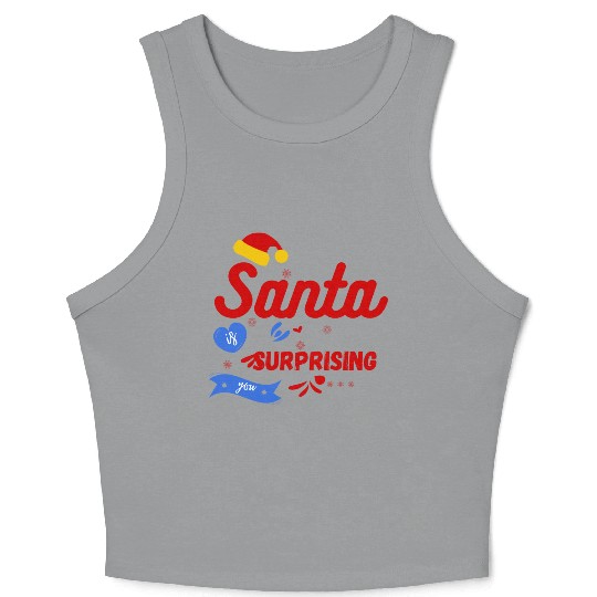 Santa Claus Crop Tank Top