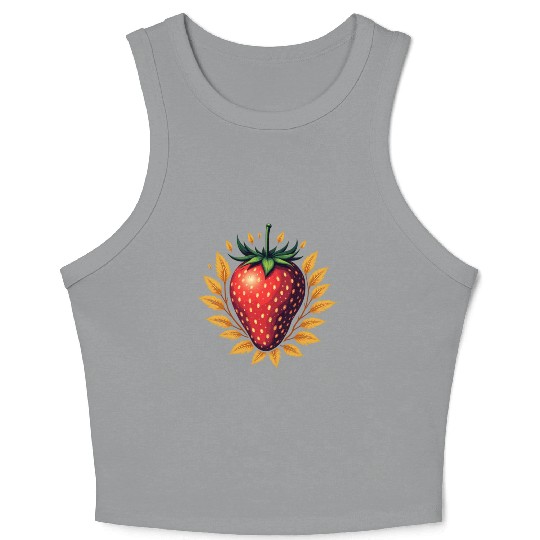 strawberry Crop Tank Top