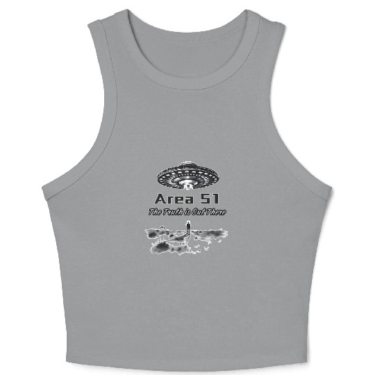 The Truth is Out There: Area 51 - Alien Invasion Crop Tank Top